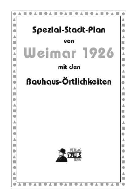 Spezial-Stadt-Plan von Weimar 1926